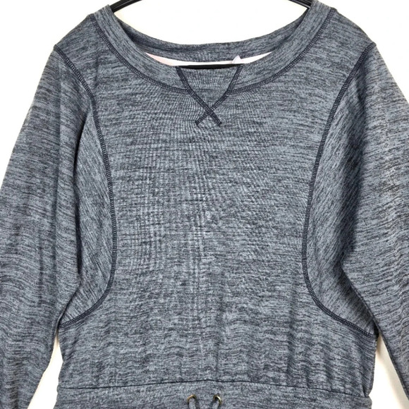 Athleta Dress Give It Your All Knee Long Sleeve Drawstring Hiking TrailGray Sz M - Picture 4 of 16